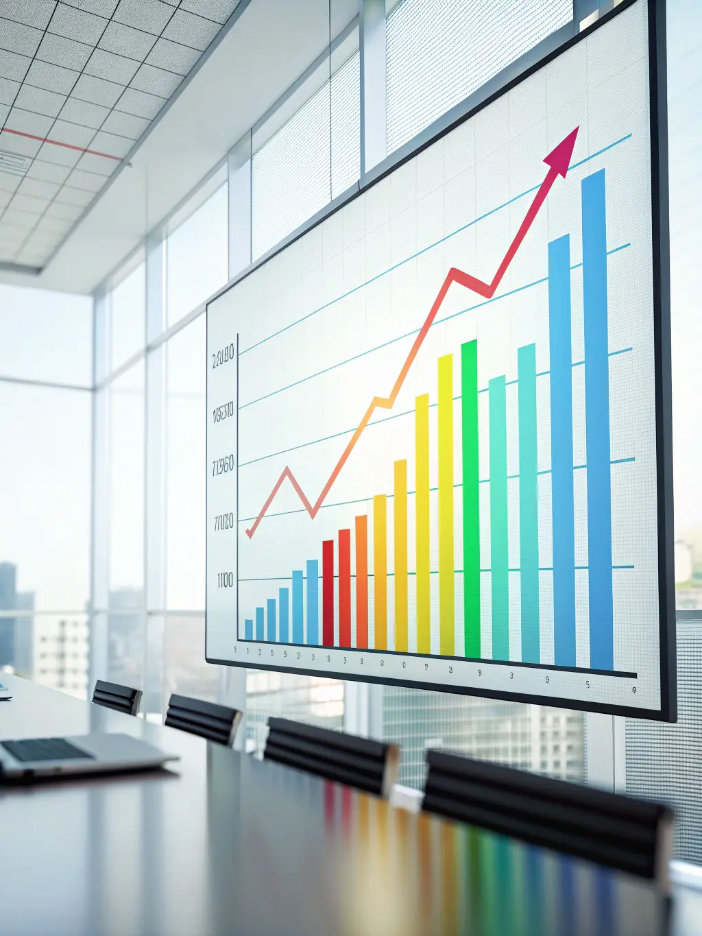 A graph showing increasing book sales over time, illustrating the potential for growth and success with effective sales strategies.
